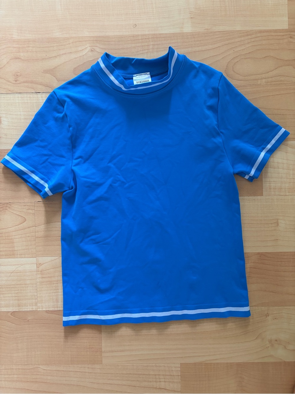Gymshark Royal Blue Short Sleeve Tee with White Trim